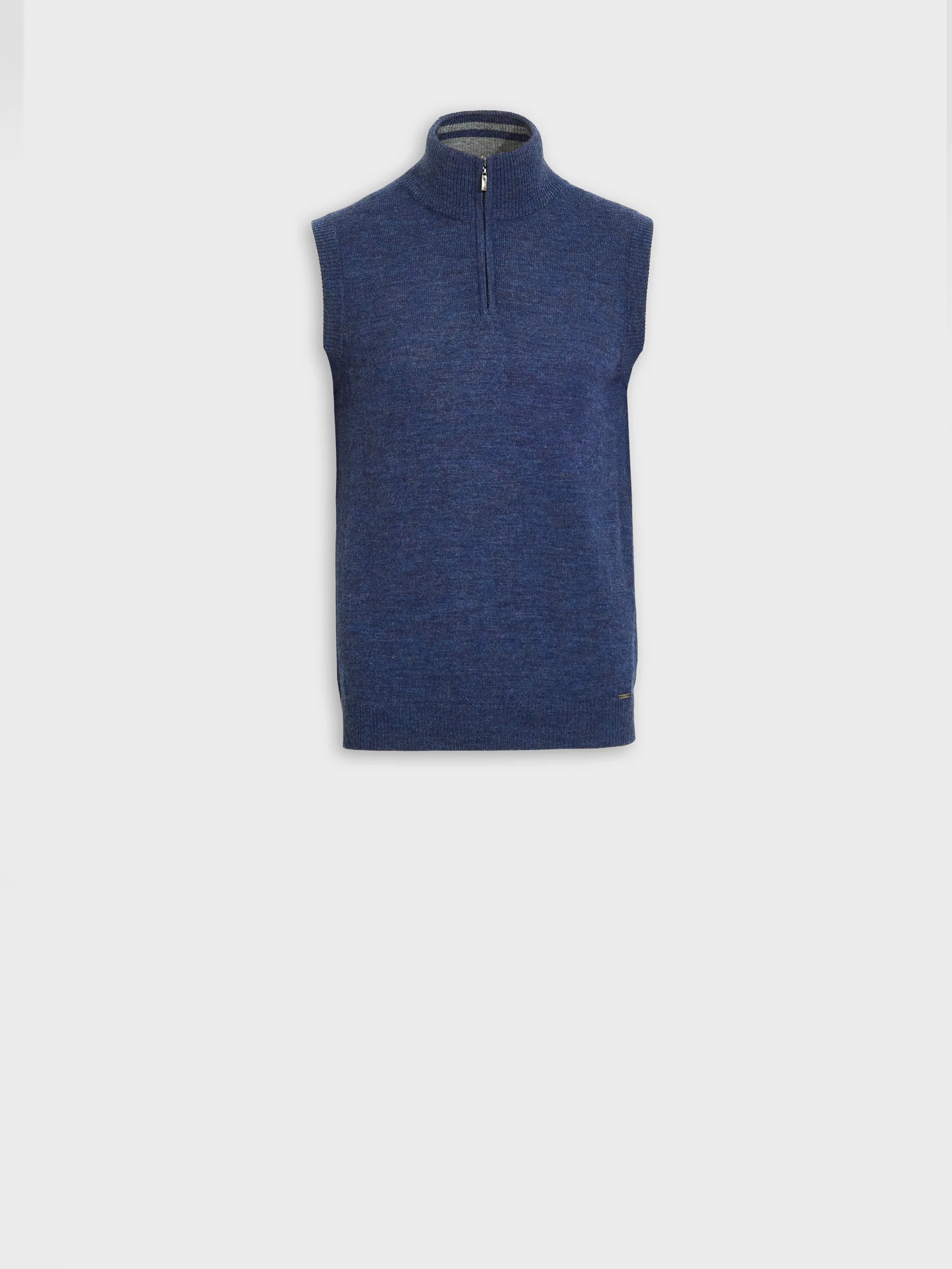 Zenith Vest Baby Alpaca Color Blue