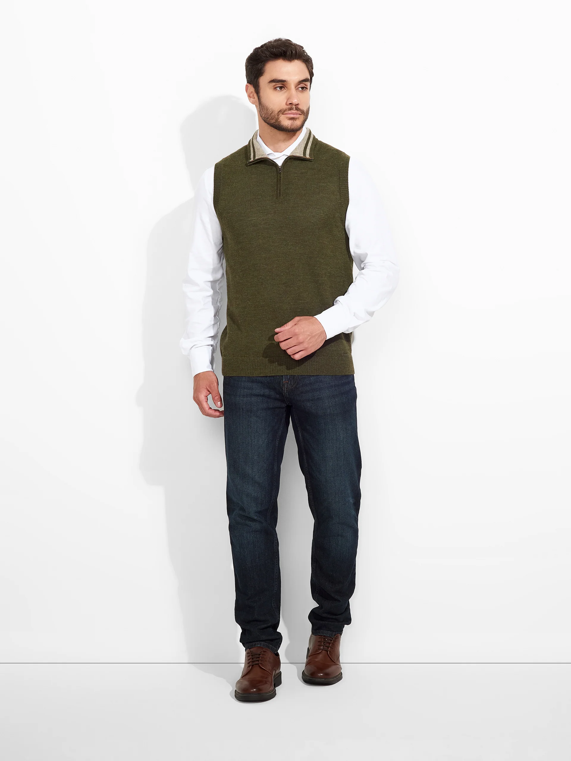 Zenith Vest Baby Alpaca Color Green - Image 4