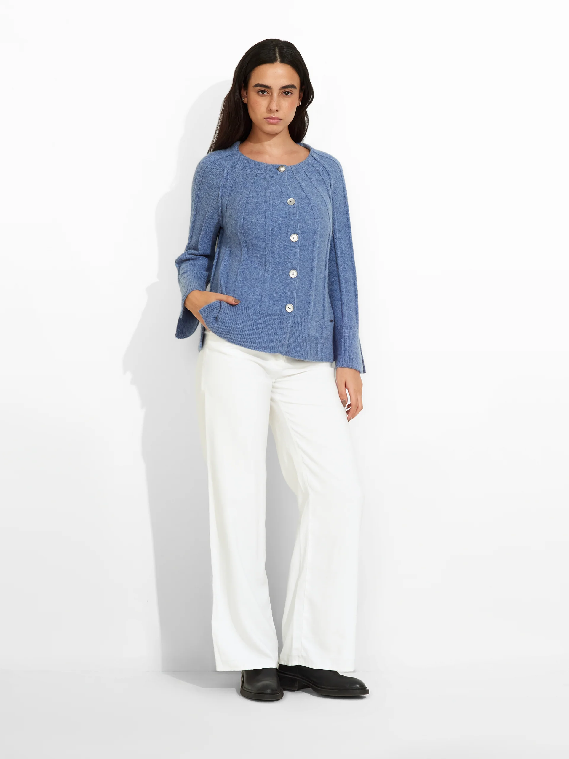 Zephir Cardigan Baby Alpaca Color Others - Image 4