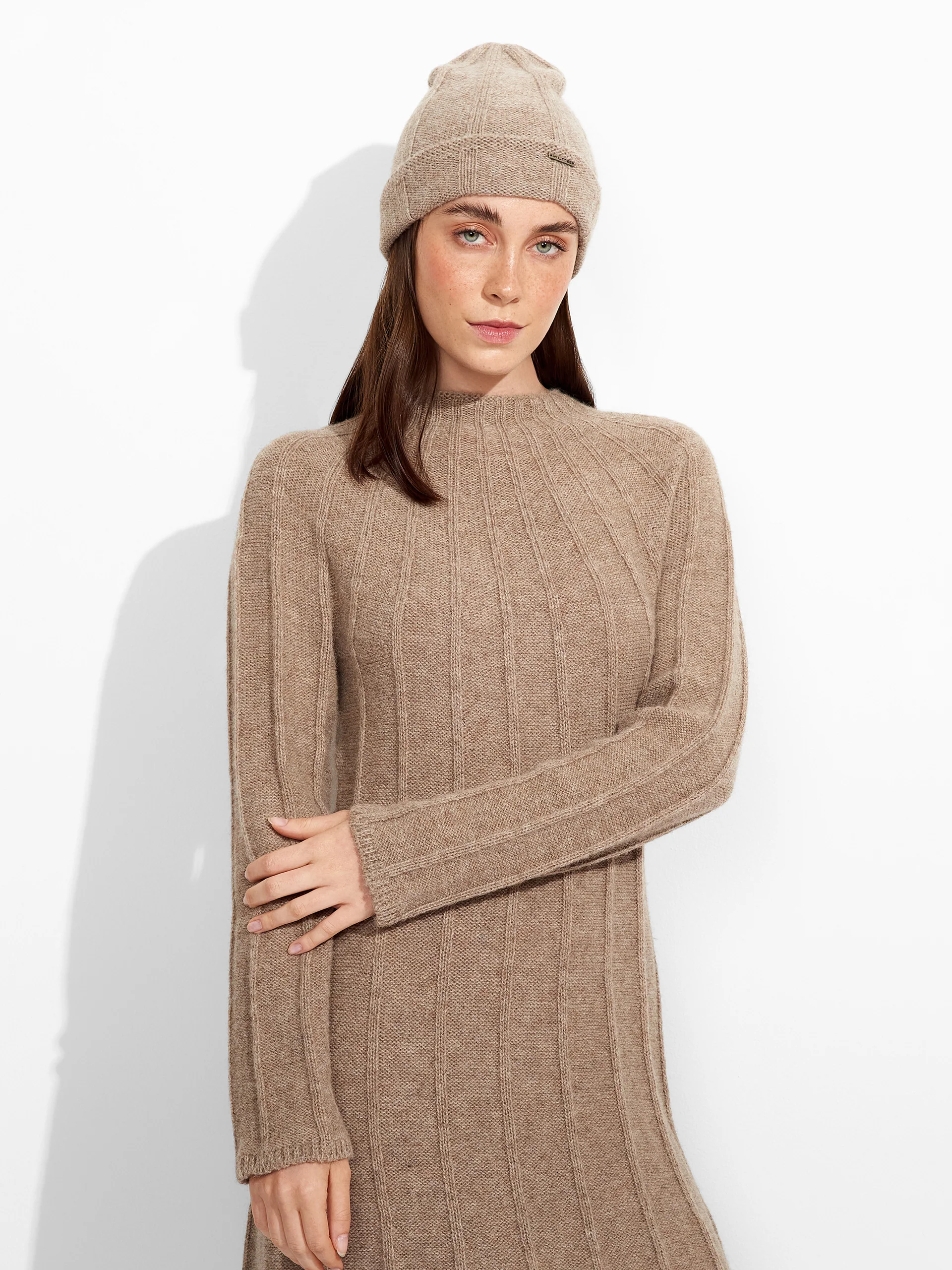 Zephir Hat Baby Alpaca Color Brown