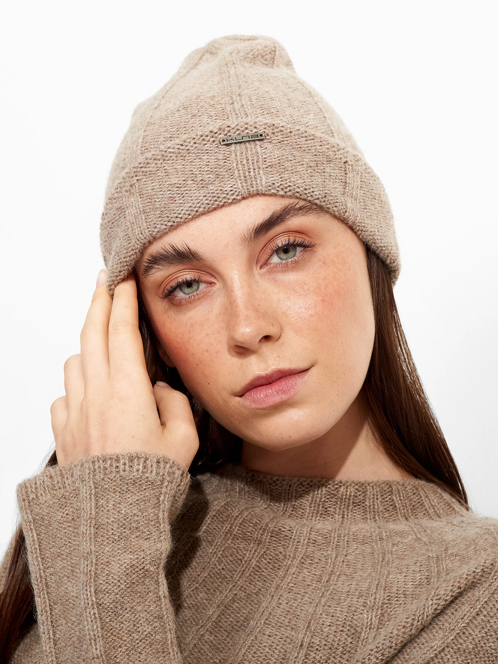Zephir Hat Baby Alpaca Color Brown - Image 3