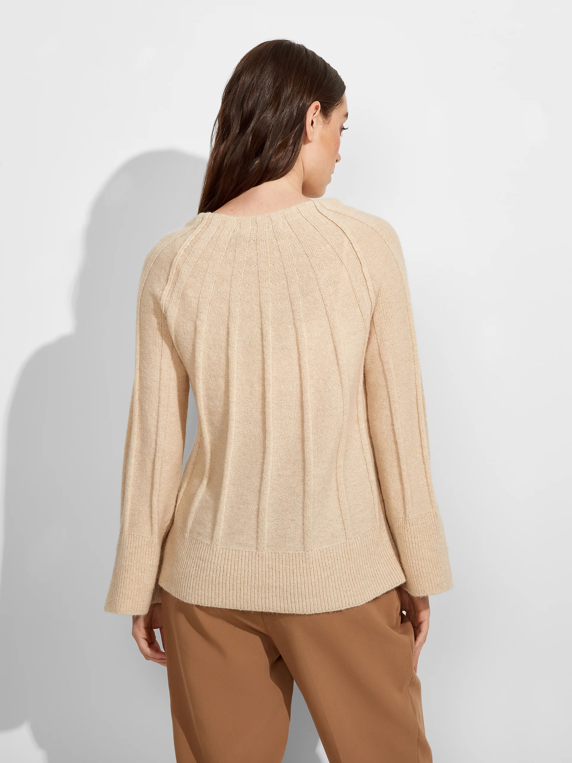 Zephir Sweater Baby Alpaca Color Beige - Image 3