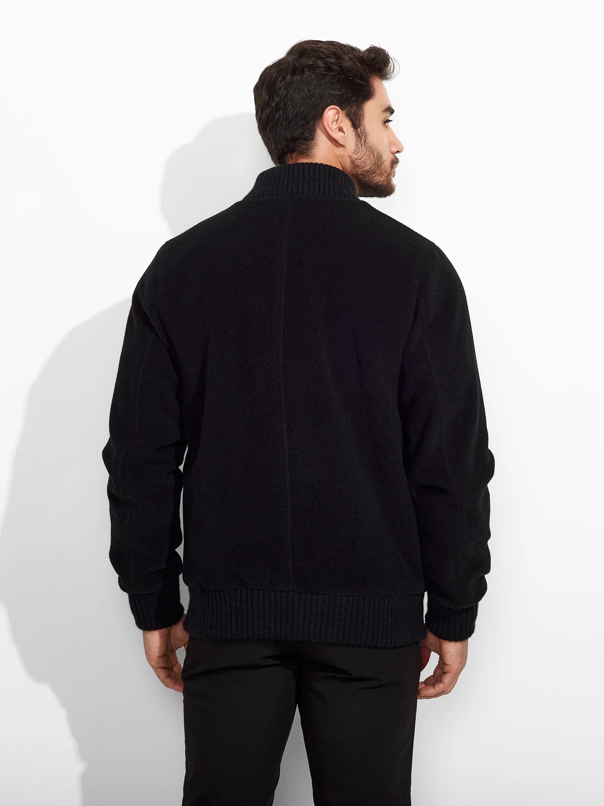Zermatt Jacket Baby Alpaca Color Black - Image 3
