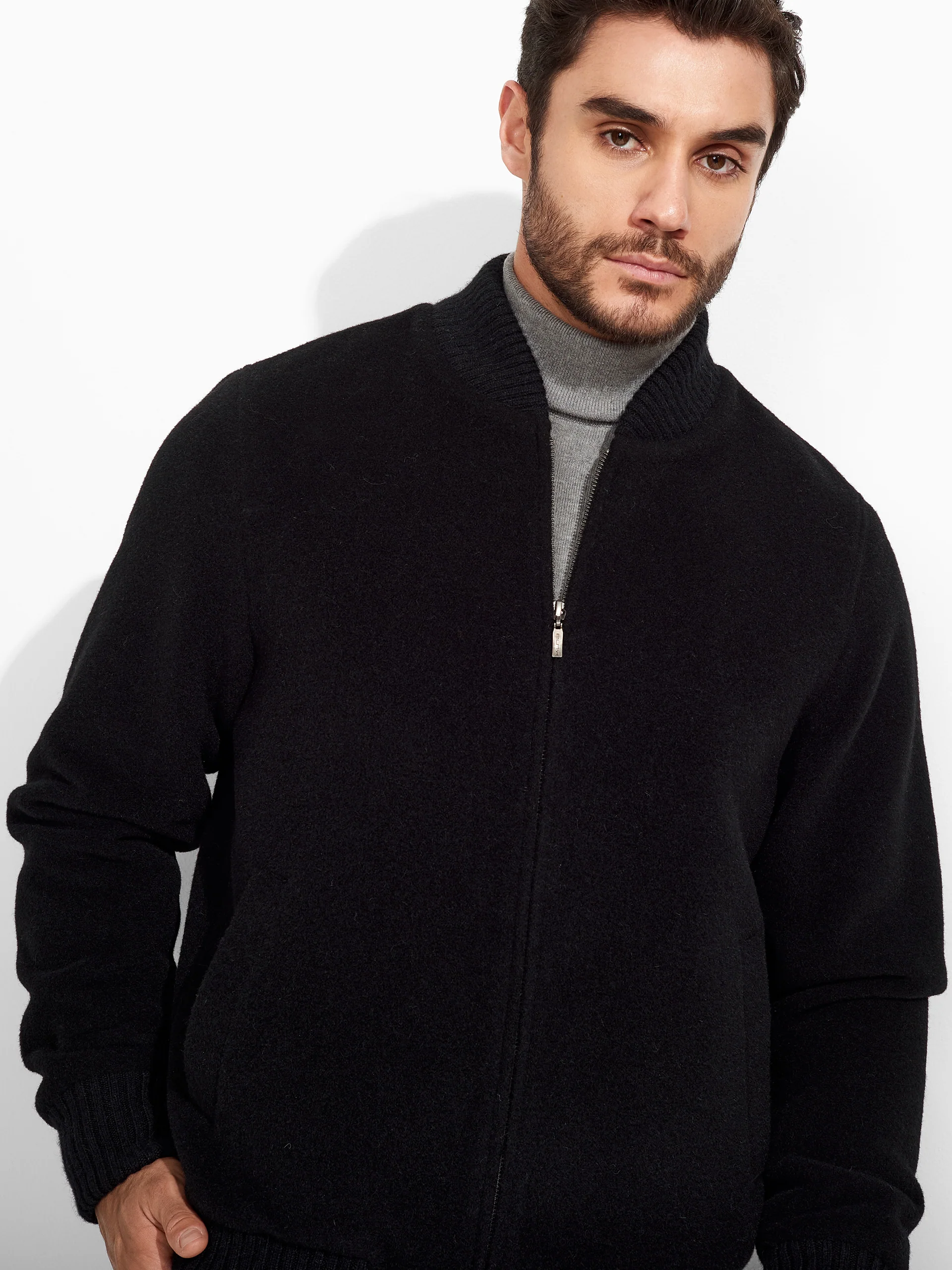 Zermatt Jacket Baby Alpaca Color Black - Image 5