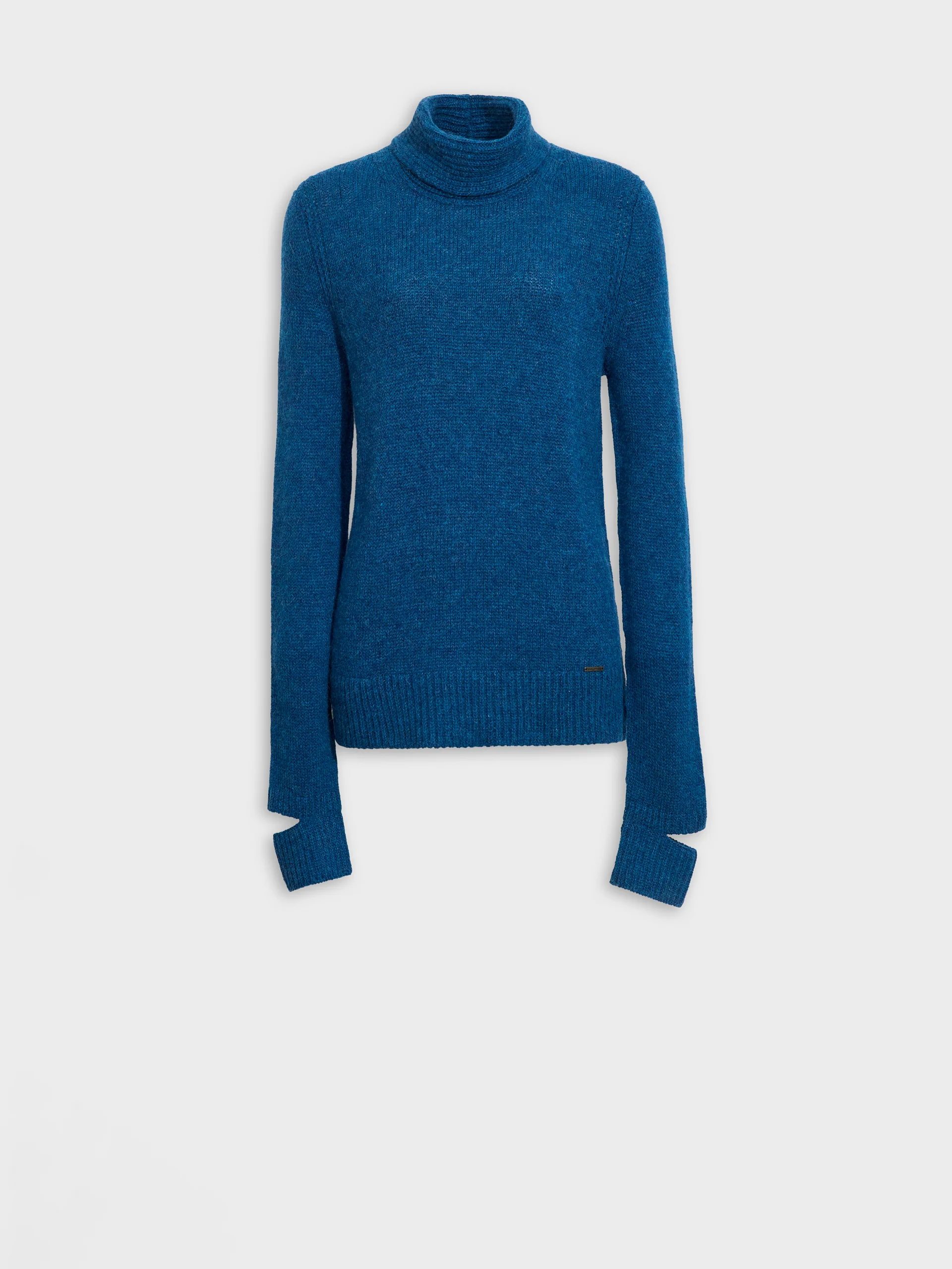 Zero Sweater Baby Alpaca Color Blue