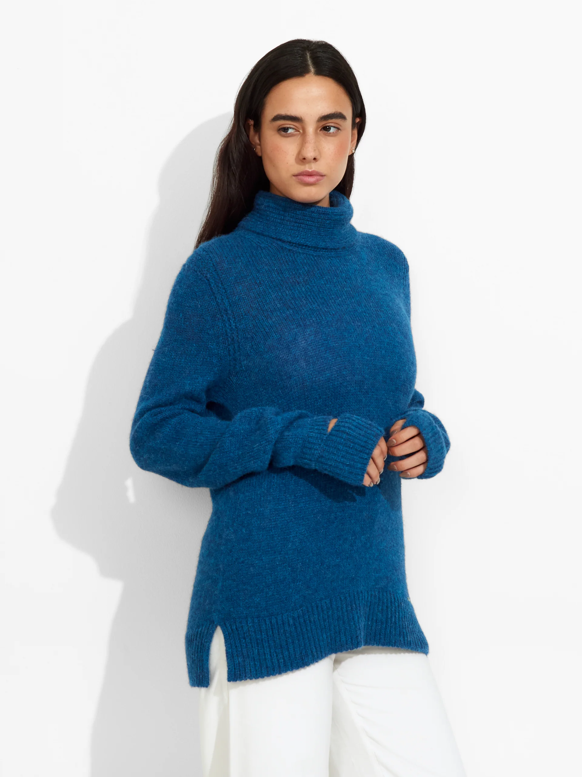 Zero Sweater Baby Alpaca Color Blue - Image 2
