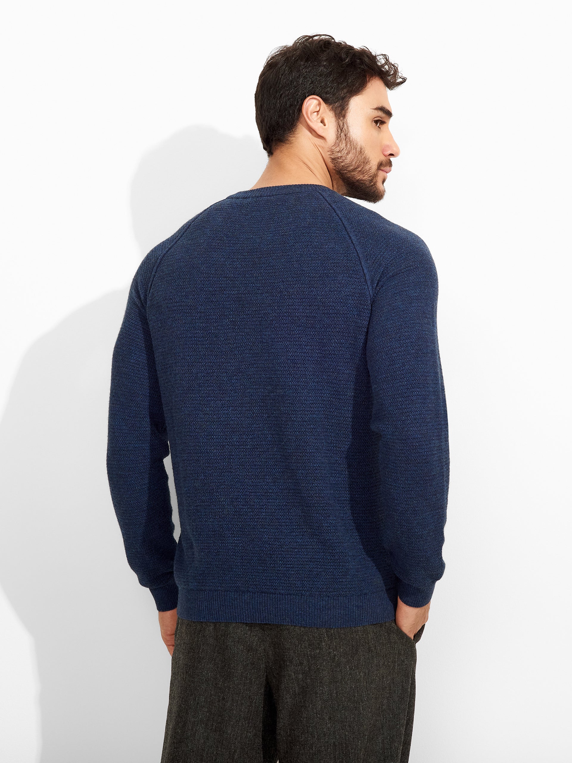 Zeus Sweater Cotton Color Blue - Image 3