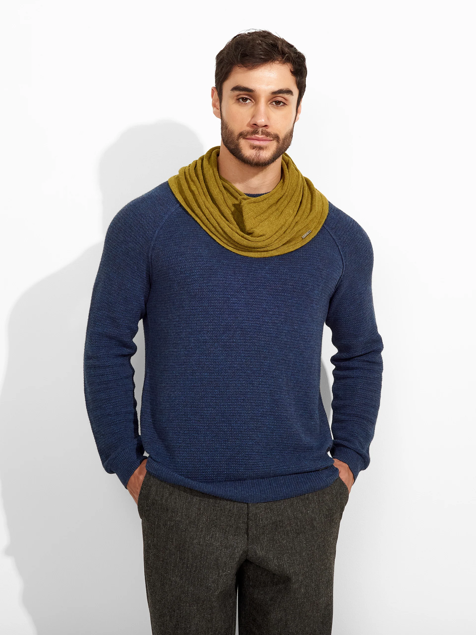 Zion Scarf Cotton Color Green - Image 4