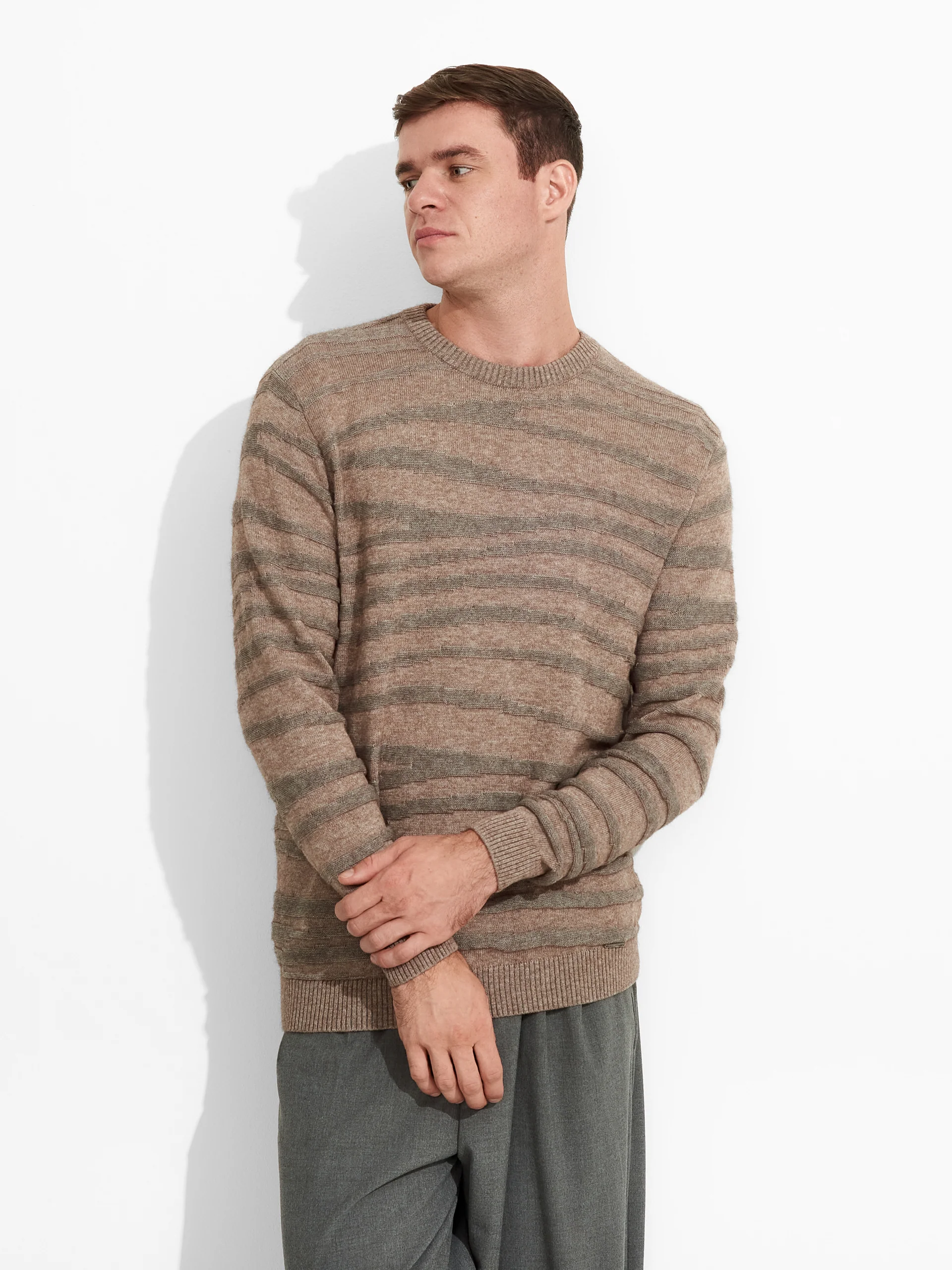 Zion Sweater Cotton Color Grey - Image 2