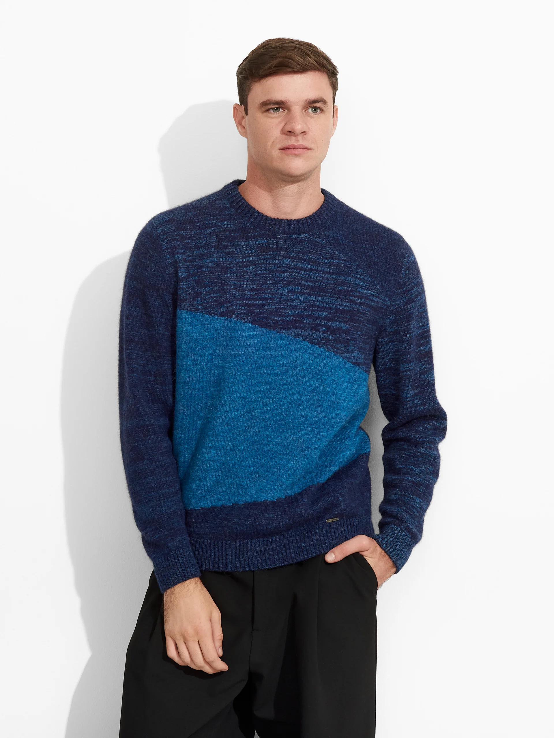 Zoe Sweater Baby Alpaca Color Blue - Image 2