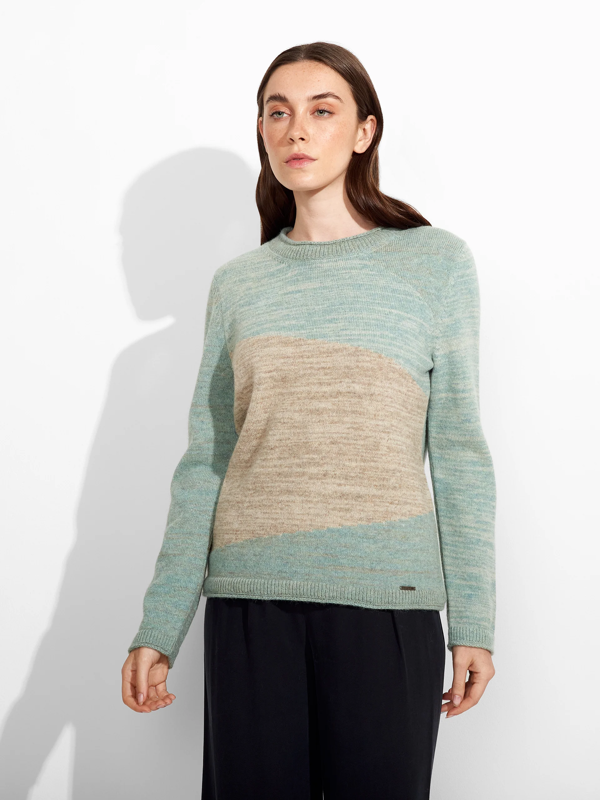 Zoe Sweater Baby Alpaca Color Ligth Blue - Image 2