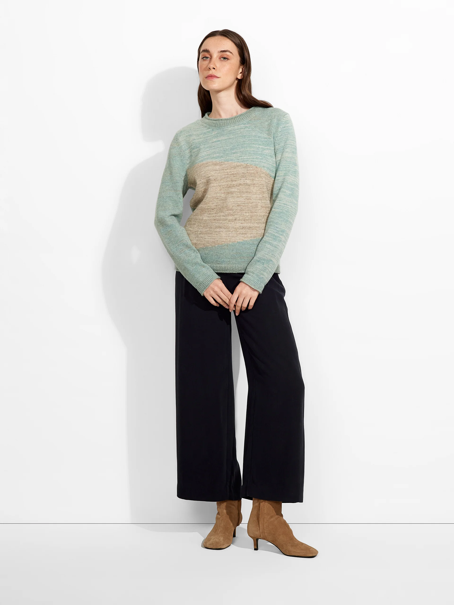 Zoe Sweater Baby Alpaca Color Ligth Blue - Image 4