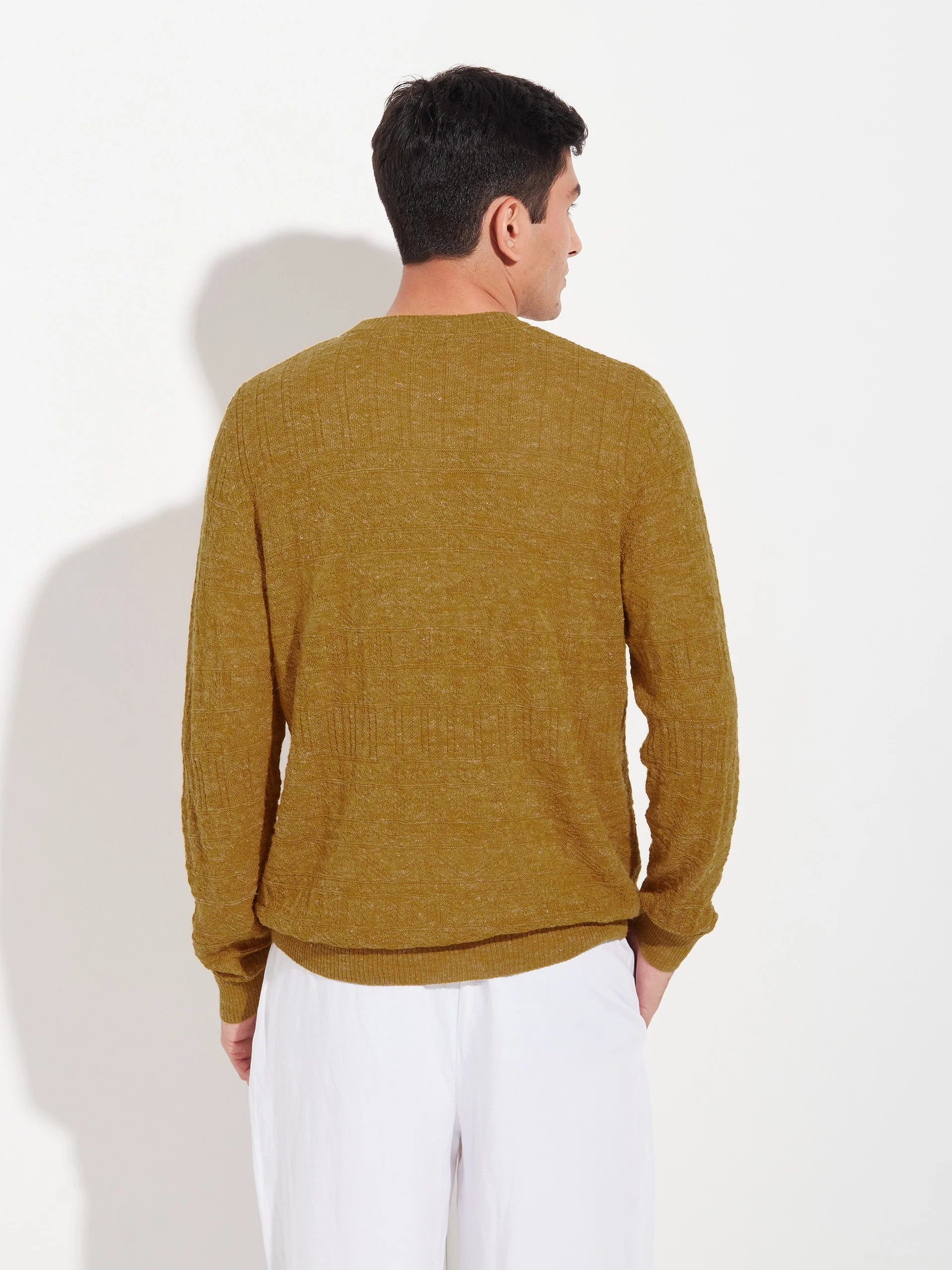 Zoom Sweater Baby Alpaca Color Yellow - Image 3