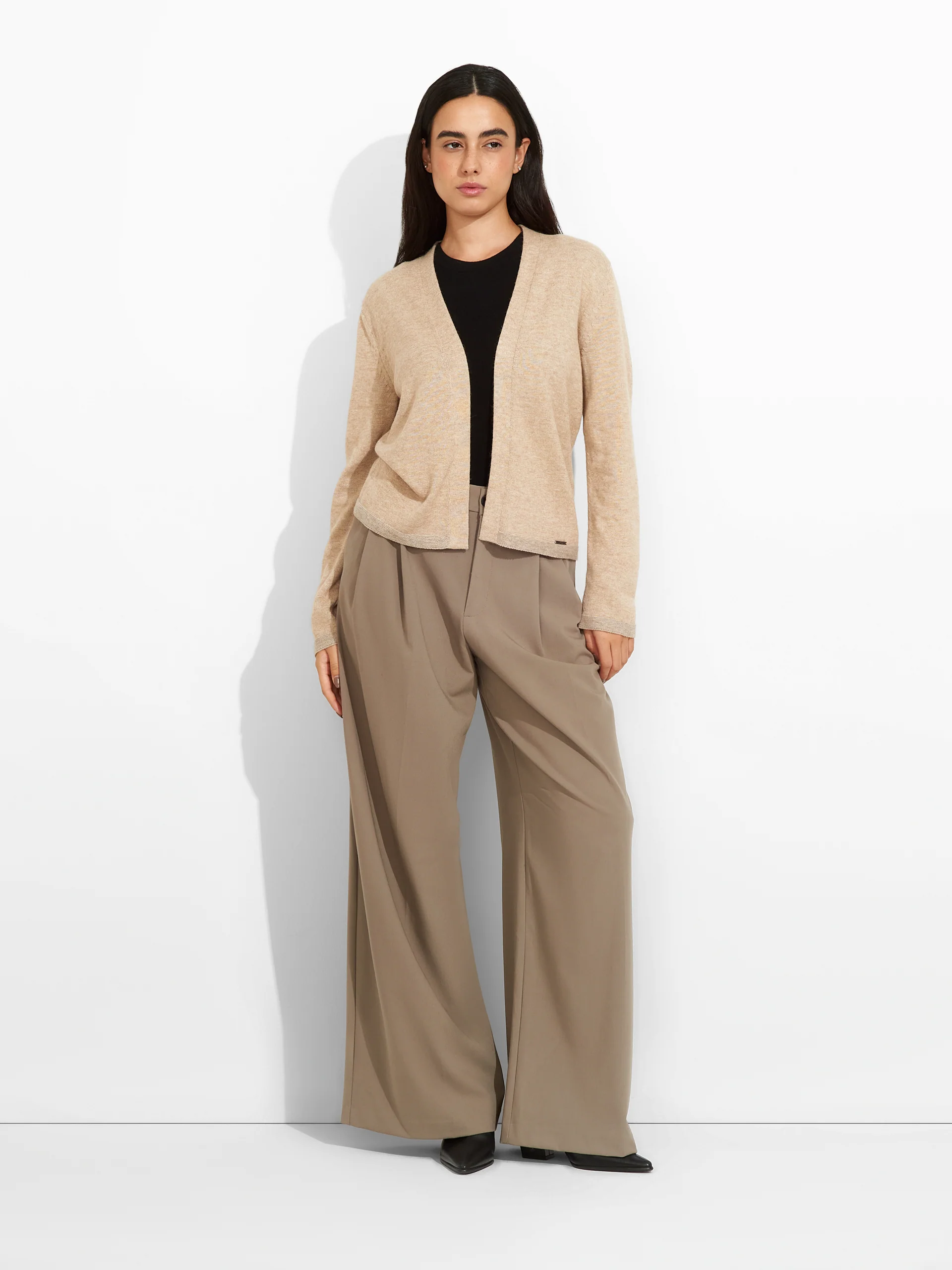 Zoraya Cardigan Cotton Color Beige - Image 4