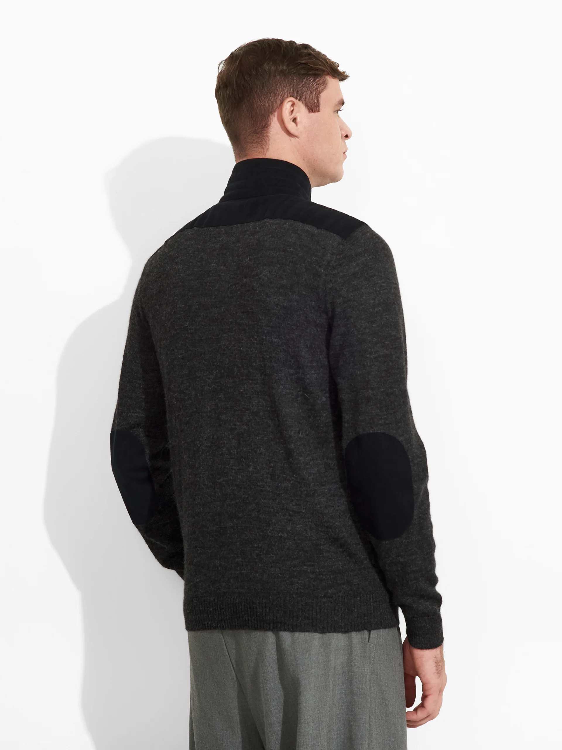 Zorba Sweater Baby Alpaca Color Grey - Image 3