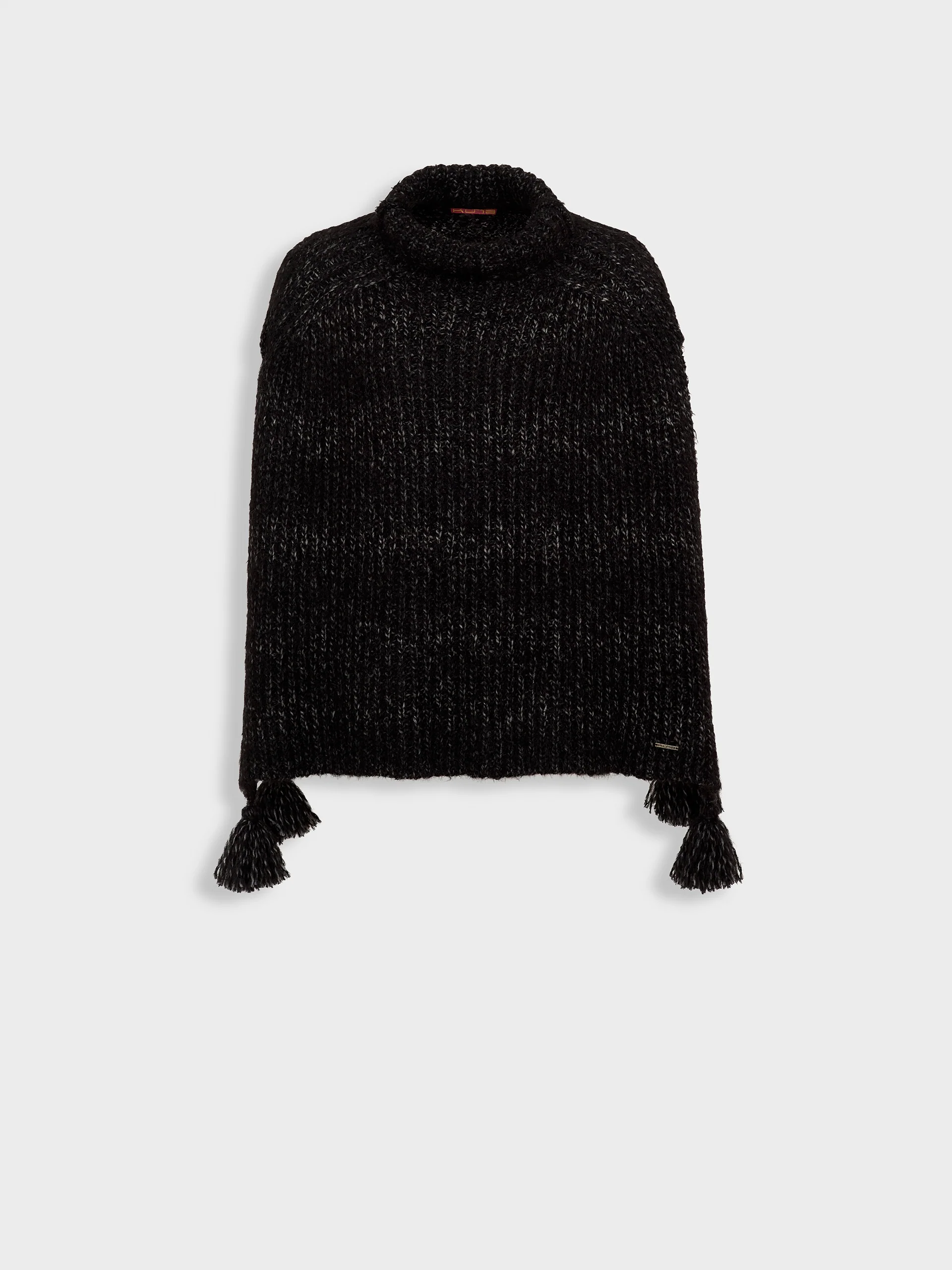 Zpazio Poncho Suri Alpaca Color Black