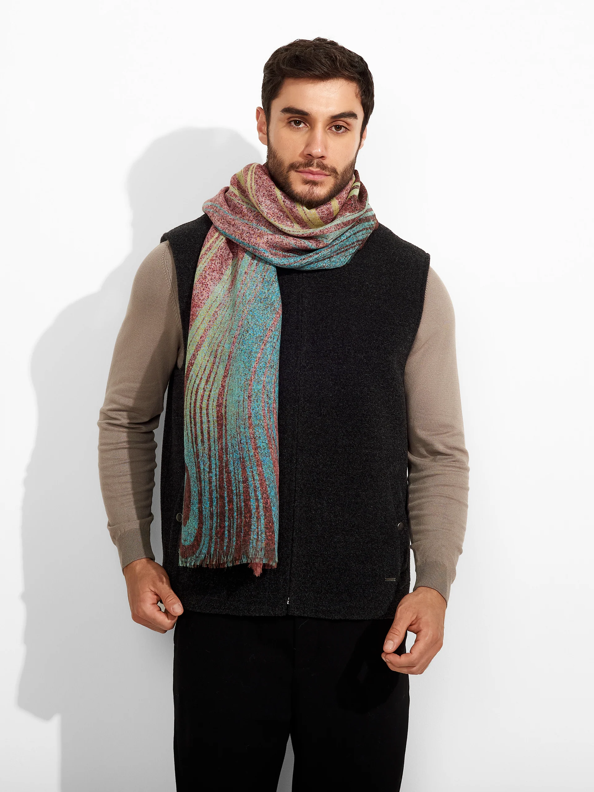 Ztamp 2 Shawl Baby Alpaca Color Multicolor - Image 4