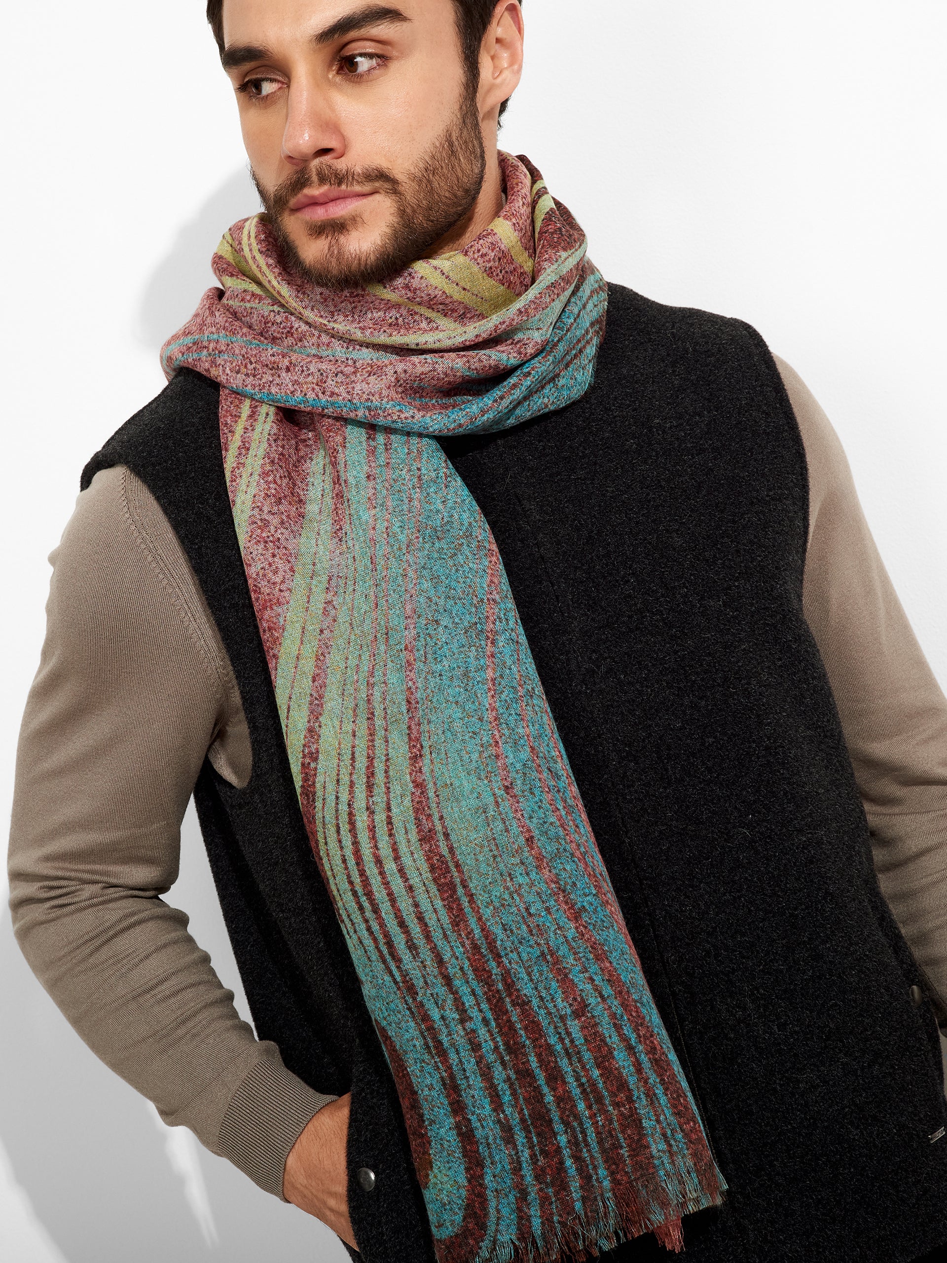 Ztamp 2 Shawl Baby Alpaca Color Multicolor - Image 5