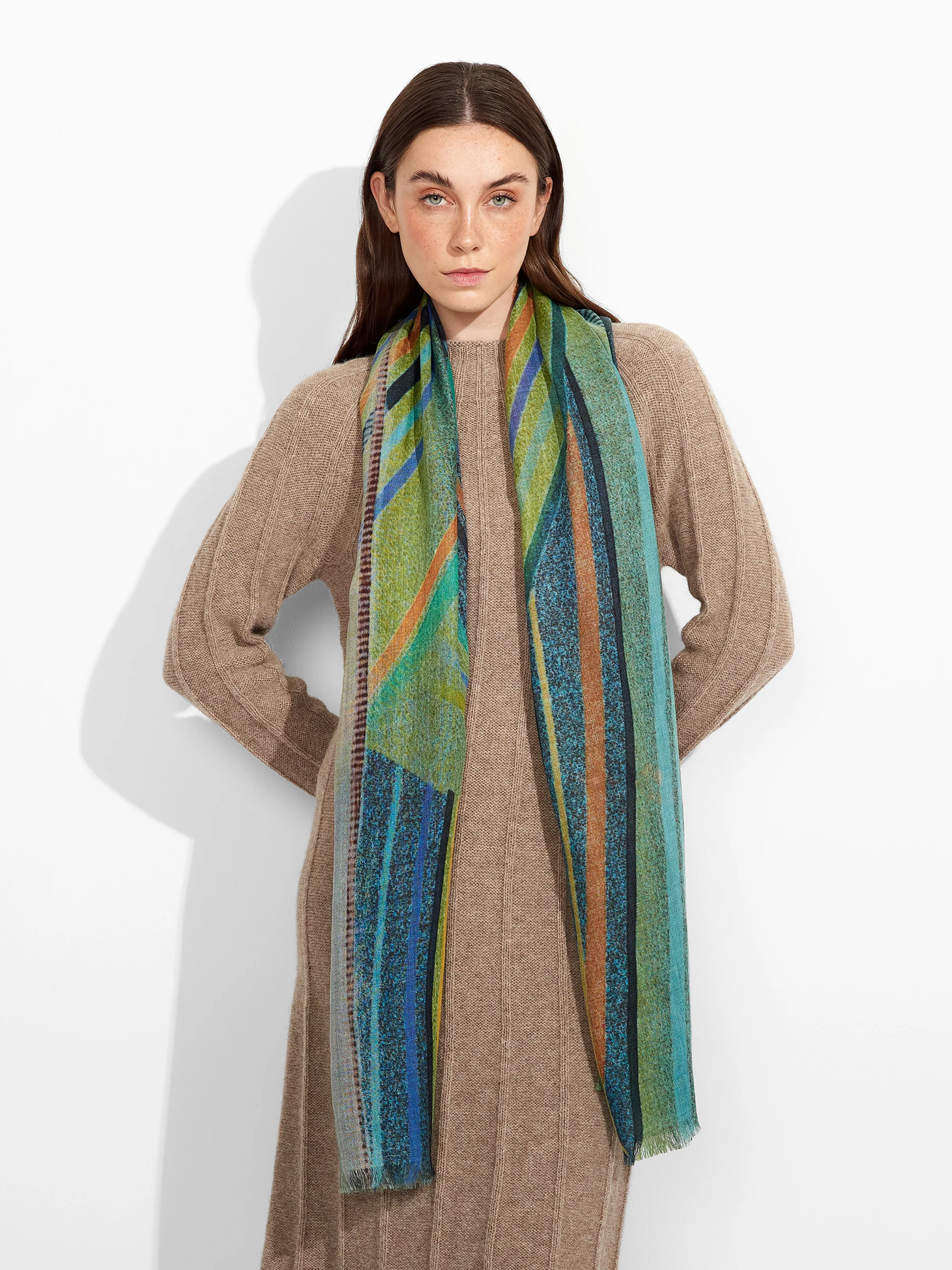 Ztamp 5 Shawl Baby Alpaca Color Multicolor