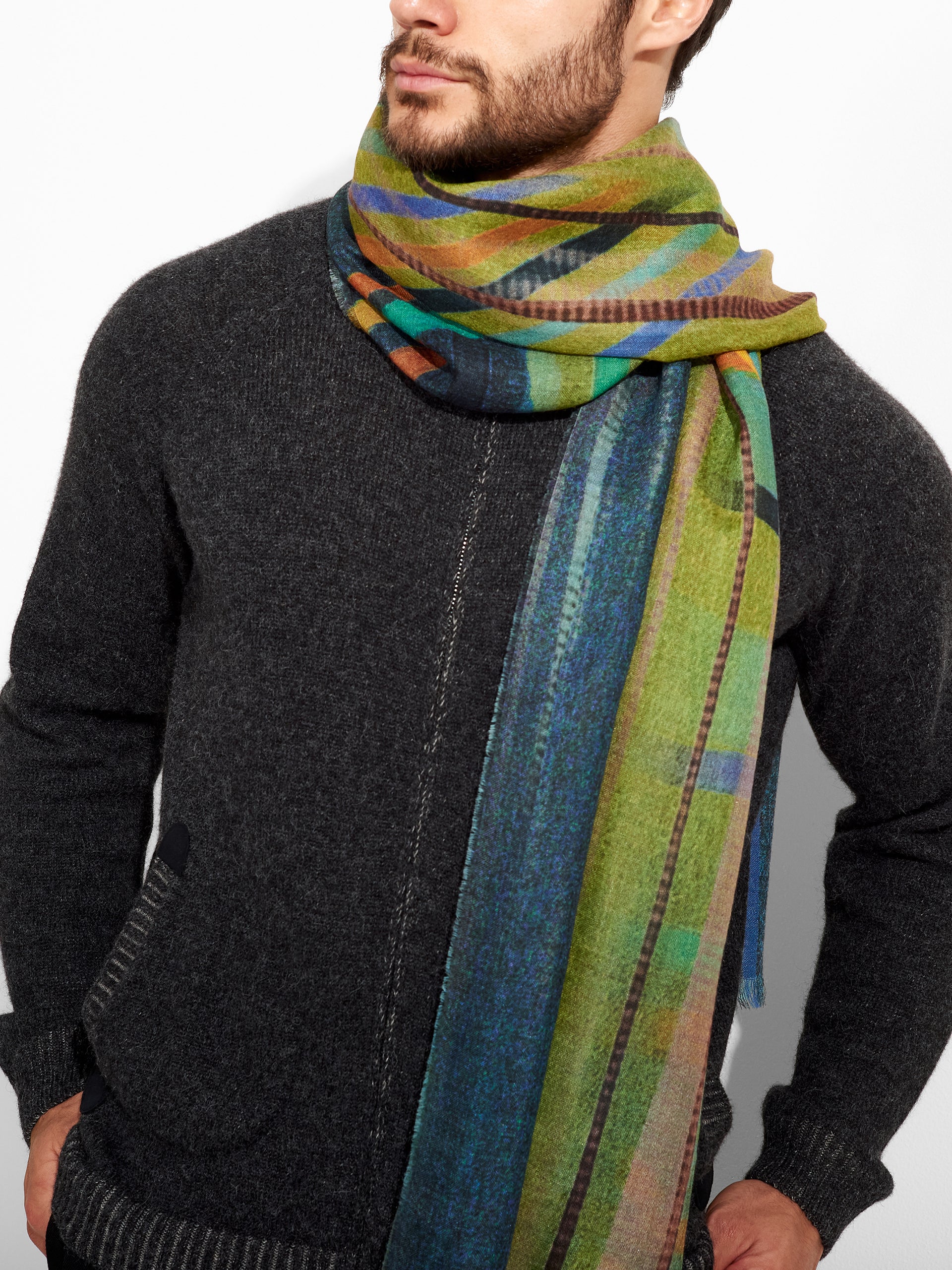 Ztamp 5 Shawl Baby Alpaca Color Multicolor - Image 5