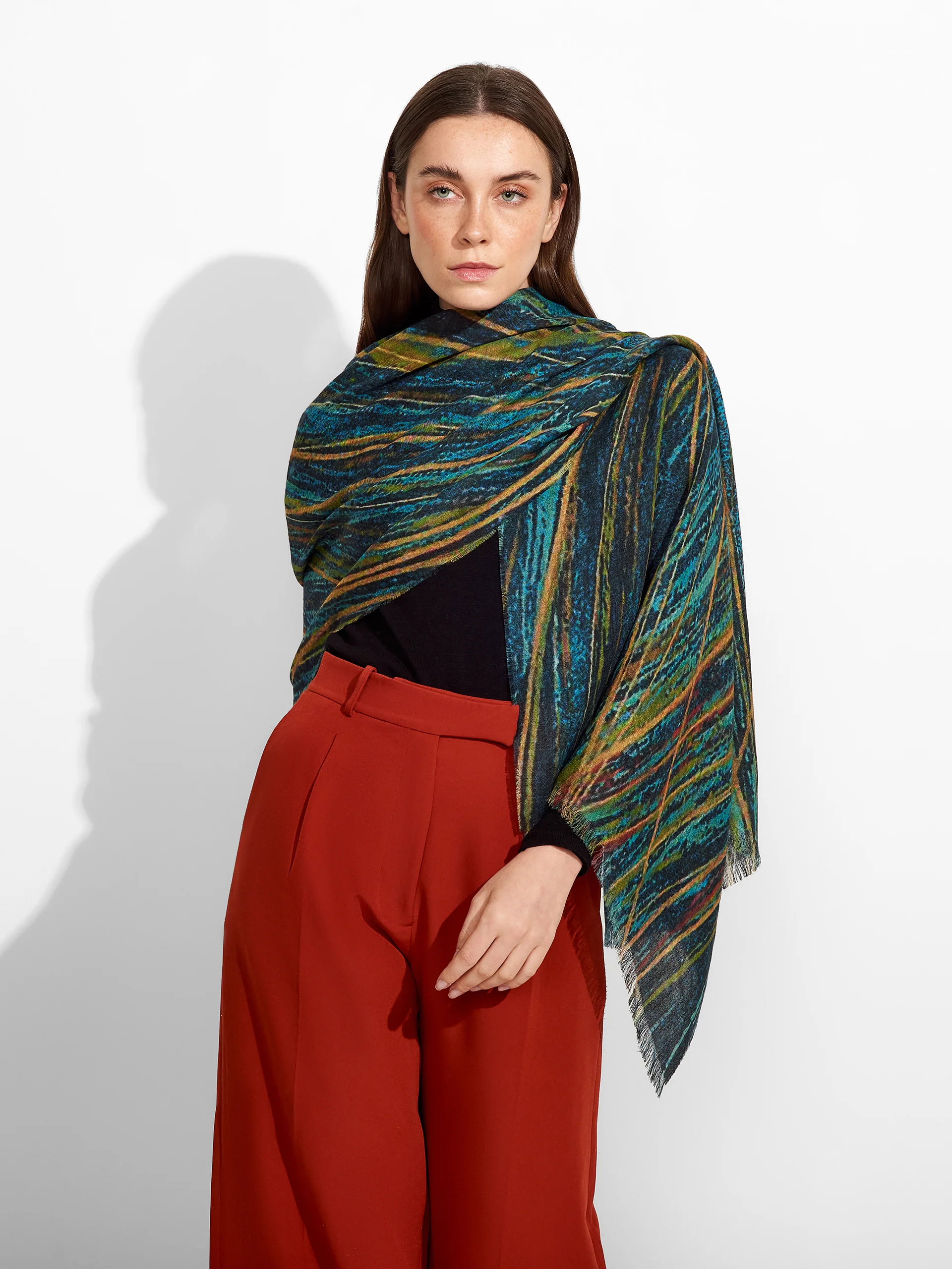 Ztamp 6 Shawl Baby Alpaca Color Multicolor