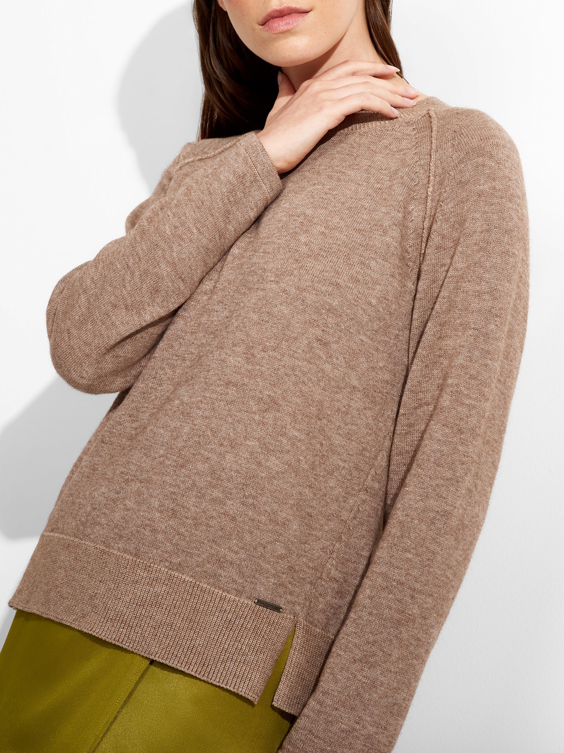 Zucca Sweater Cotton Color Beige - Image 5