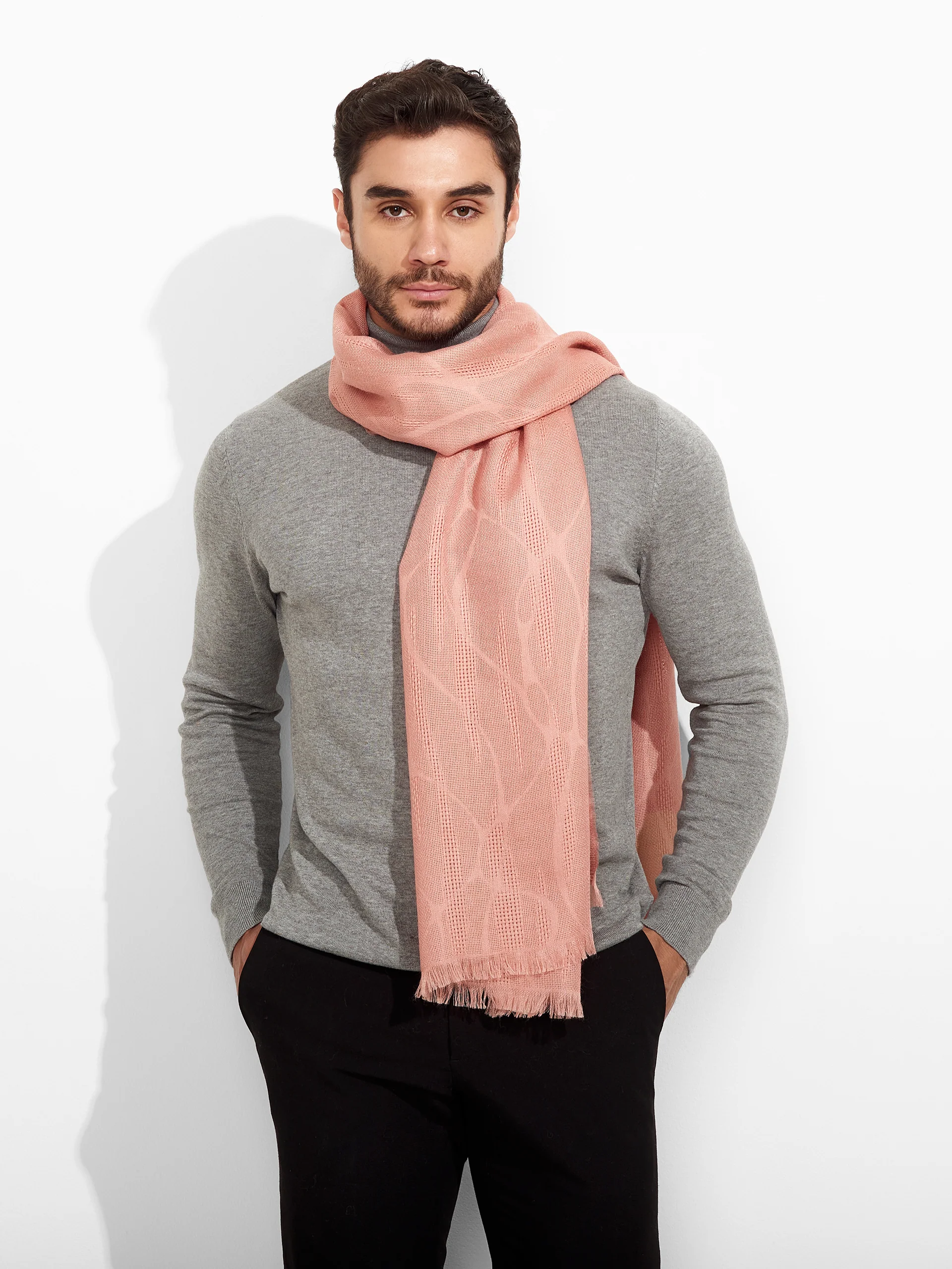 Zuniga Shawl Baby Alpaca Color Pink - Image 4