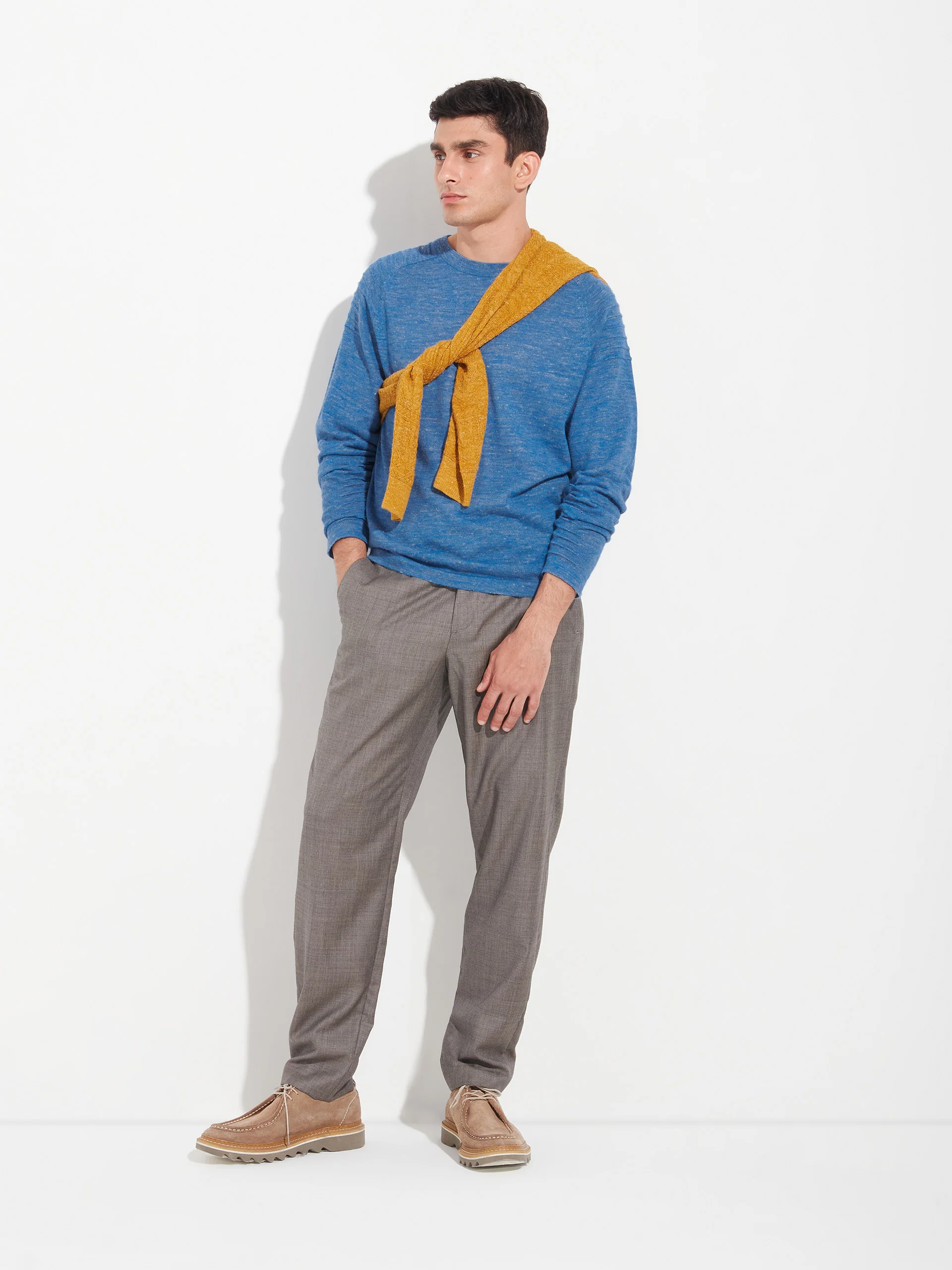 Zwei Sweater Baby Alpaca Color Blue - Image 4