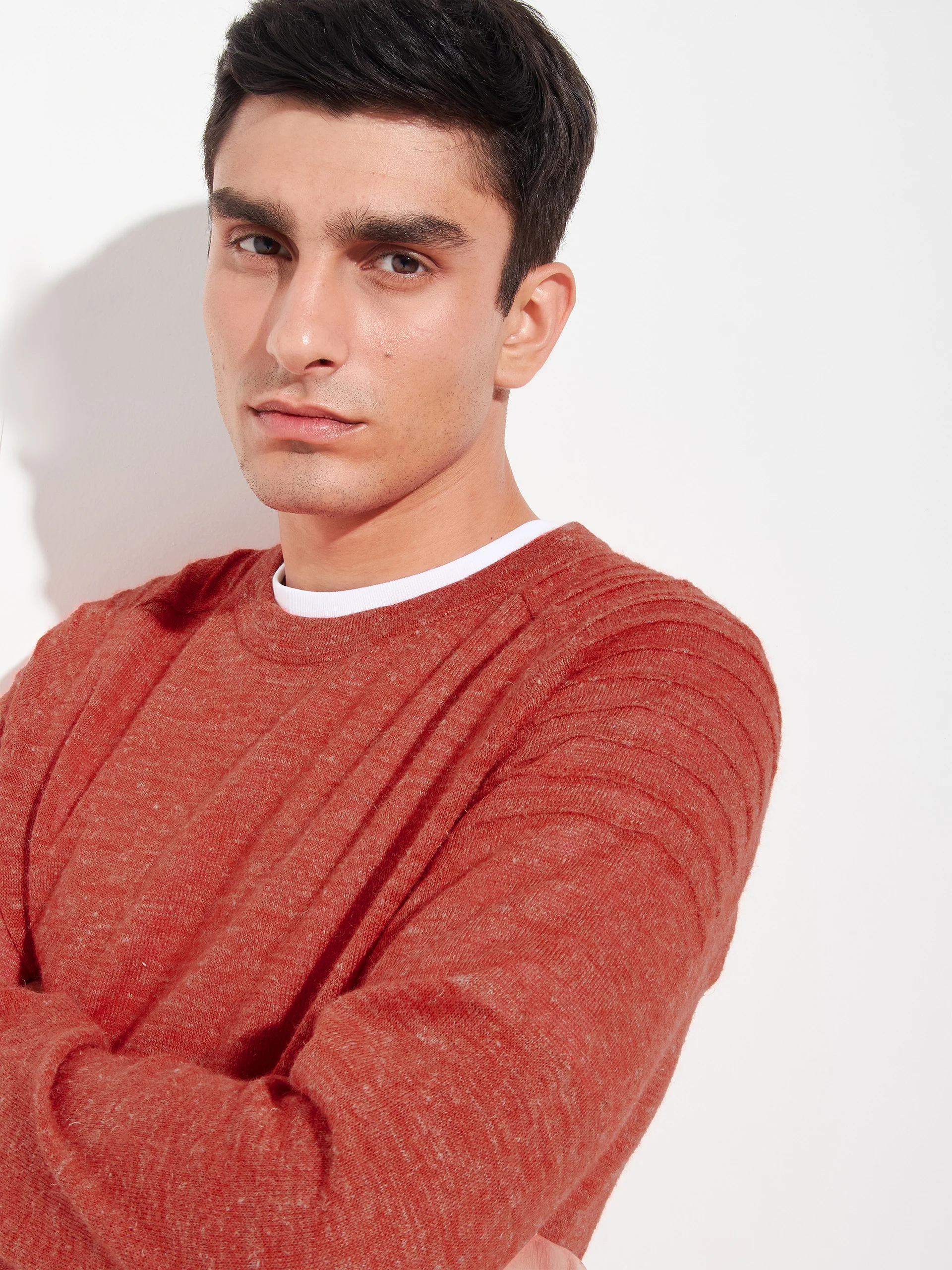 Zwei Sweater Baby Alpaca Color Orange - Image 5