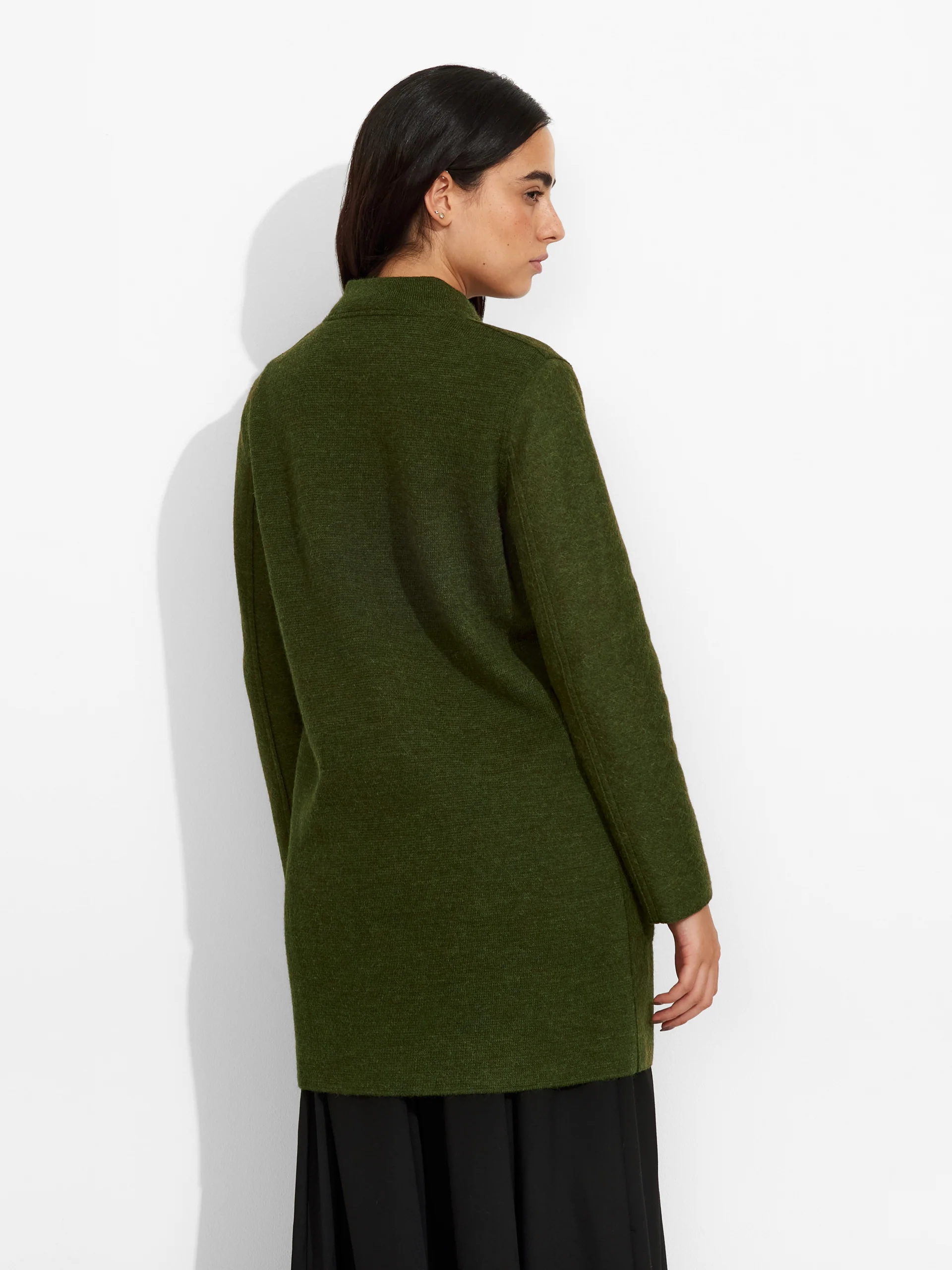 Zybil Coat Alpaca Color Green - Image 3