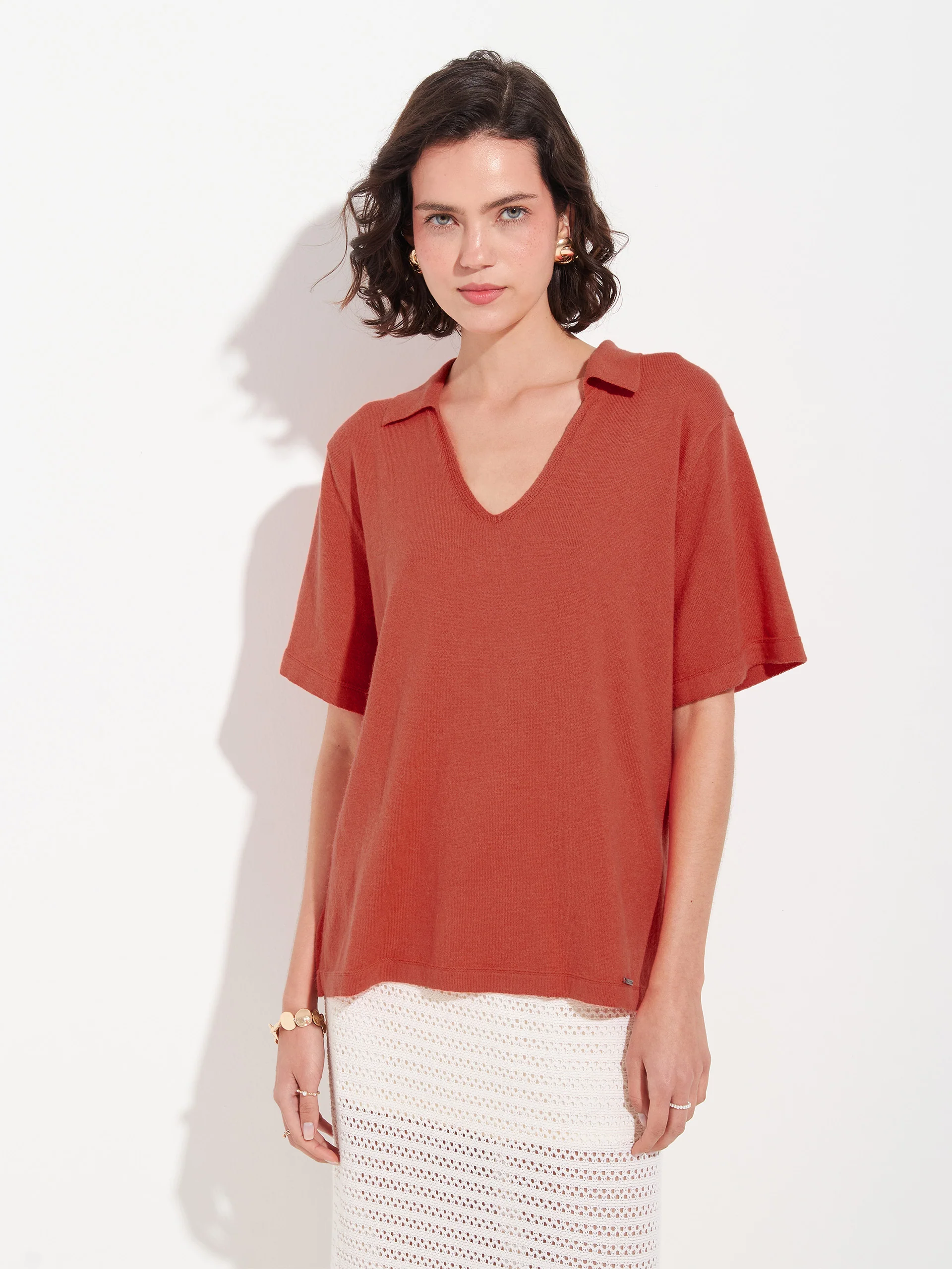 Zymba T-Shirt Cotton Color Orange - Image 2